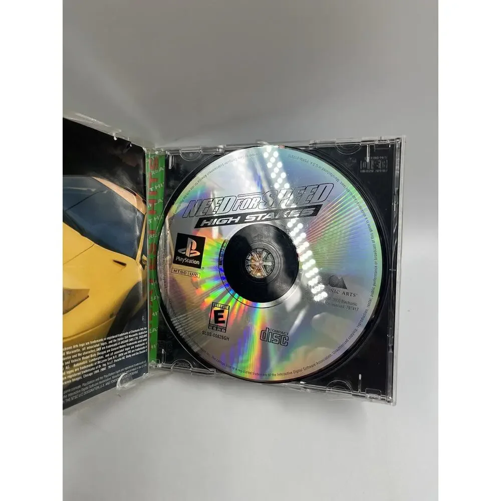 Need for Speed: High Stakes (PlayStation 1, PS1, 1999) Complete w/ Manual Tested